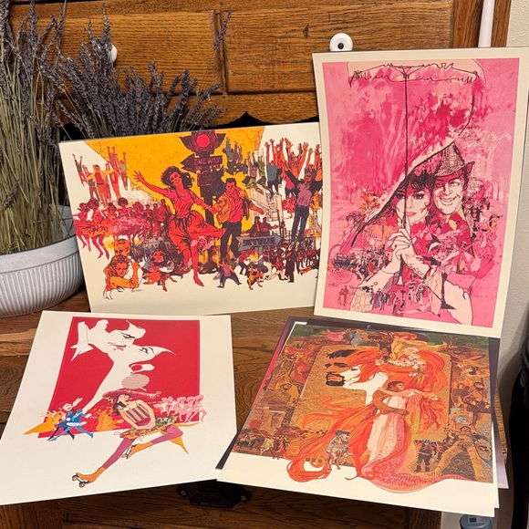 Mohawk Other - Set of 15 Bob Peak 11”x15” Vibrant Art Prints 1987 Mohawk Graphics Collection